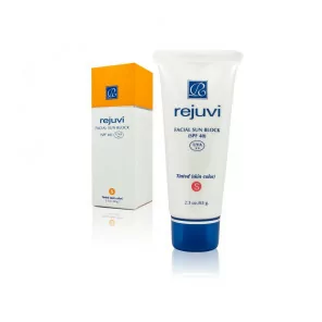 Солнцезащитный крем для лица (телесный) - Rejuvi s Facial Sun Block Tinted SPF40 (65 г.)