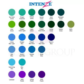 Intenze (žalios - violetinės - mėlynos) atspalvių pigmentai 30ml.