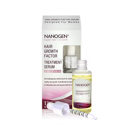 Nanogen plaukų augimą skatinantis serumas moterims