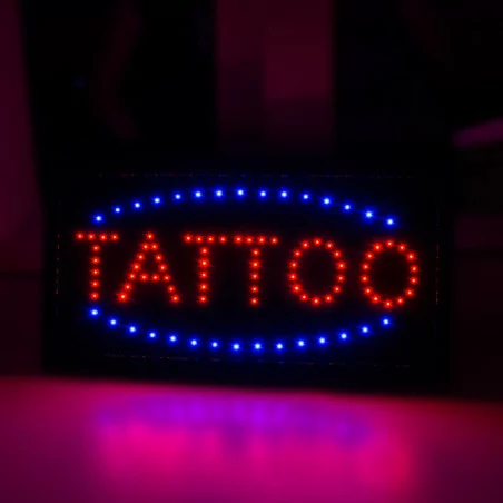 Light tattoo advertising