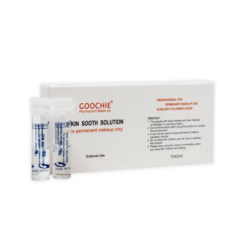 Goochie Liquid Skin Sooth Solution for permanent makeup (2mlX 10)