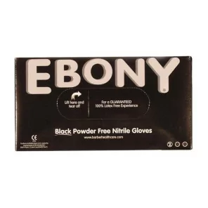 Ebony Nitrile Gloves (L) 100pcs.