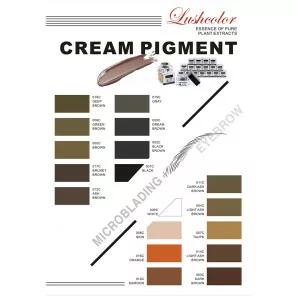 Lushcolor Microblading pigmentai (5ml.)