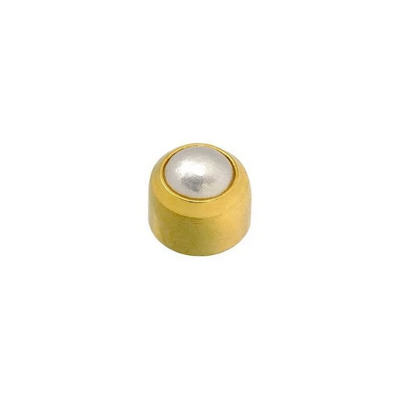 Caflon® sterile gold plated earrings "Pearl"