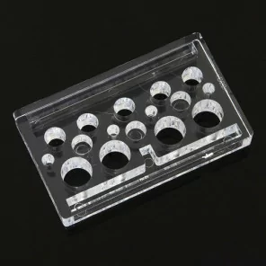 Acrylic pigment caps holder Nr.15 (16 holes)