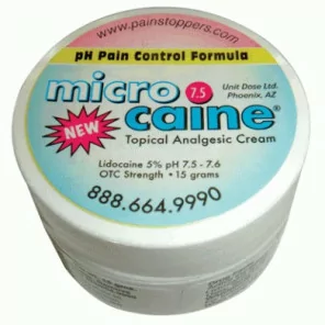 Microcaine ™ pH Safe Topical cream