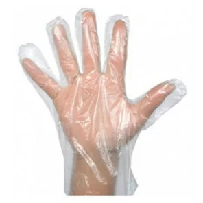 Disposable polyethylene gloves (100 pairs)