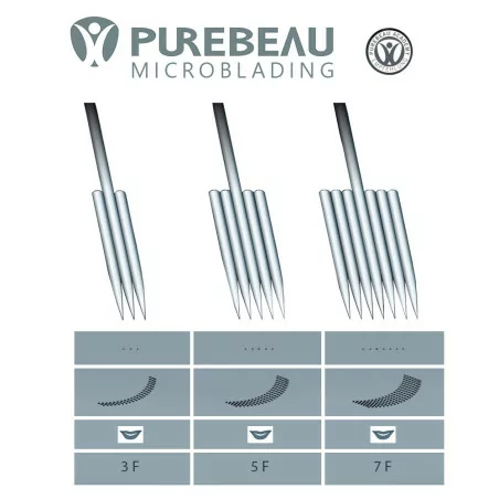 Purebeau FlaT pigmentation needle 3F 5F 7F