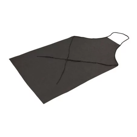 PE black aprons with cord