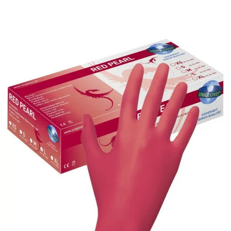 Unigloves RED PEARL Перламутровые перчатки