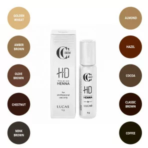 CC Brow Premium Henna HD dažai (5 g)
