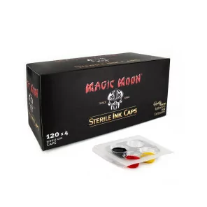 Magic Moon sterilūs pigmento indeliai, 120 x 4 indeliai