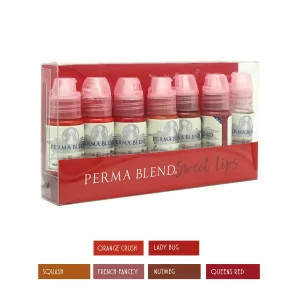 Perma Blend Sweet Lip Collection Set 15 ml. (7 pcs.)
