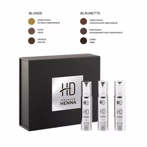 CC Brow HD Premium henna комплект (Blonde / Brunette)