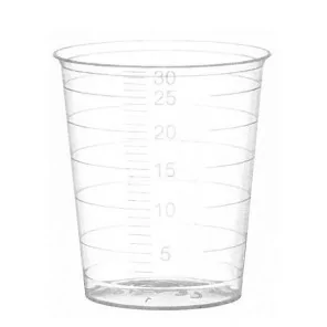 Disposable Medicine Cups 30ml. (80pcs.)