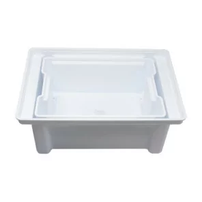 White Disinfection Tub with Strainer 1L