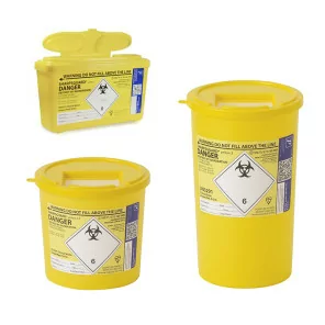 Sharpsguard Universal Clinical Waste Container (1L, 2.5L, -5L)