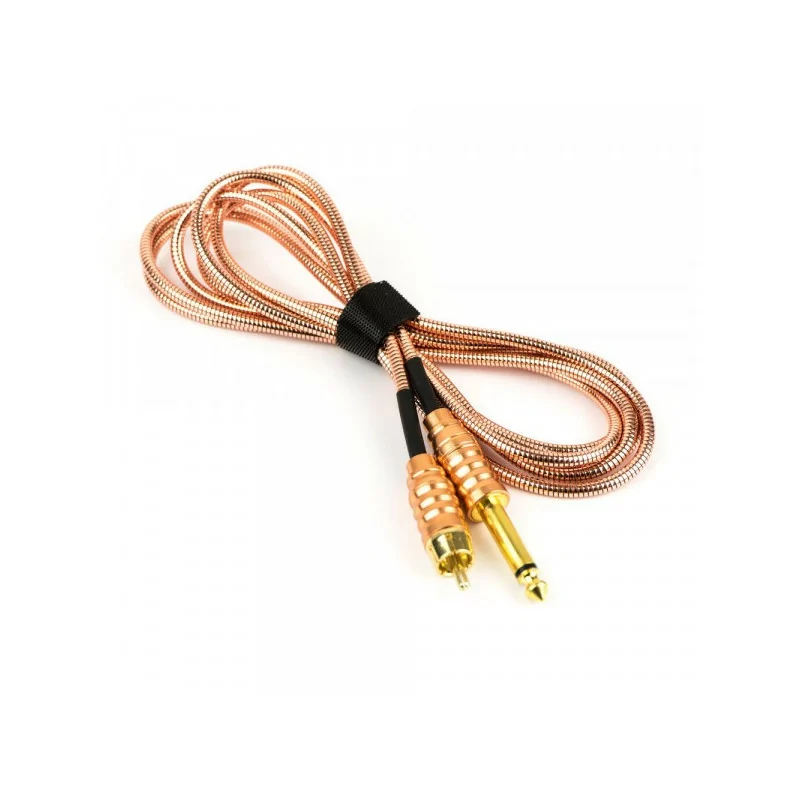 Плетеный кабель RCA Titan Style 2 м (золотой)
