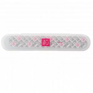 ILU Nail File with Travel Case 240/240 | Nail File Cover | Nail File in Case