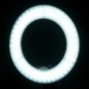 LED Žiedinis Šviestuvas 10" 8W Su Laikikliu Telefonui