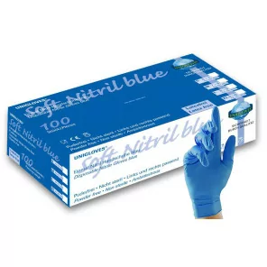 SOFT NITRIL BLUE Nitrile Gloves (L-XL)