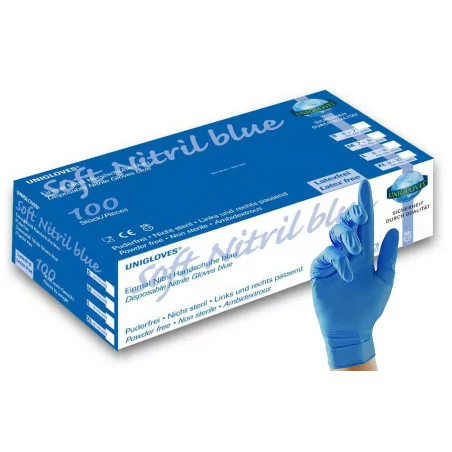 SOFT NITRIL BLUE Nitrile Gloves (L-XL)