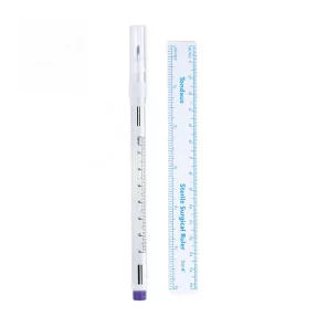 Tondaus Surgical Skin Marker 1.00mm With Ruler (Purple/Blue/Pink)