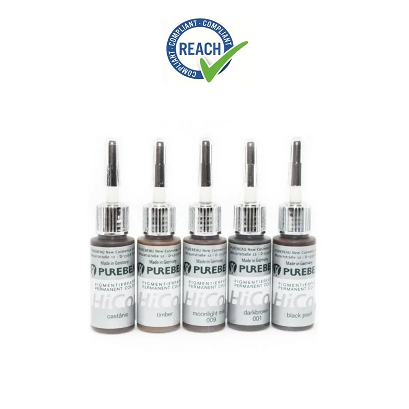 Purebeau eyebrows pigments (10ml) REACH 2022 Approved