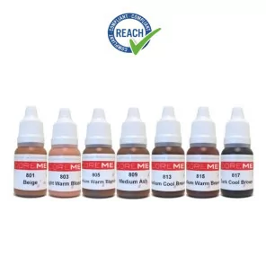 DOREME Permanentinio makiažo antakių pigmentai (organic colors) REACH 2022