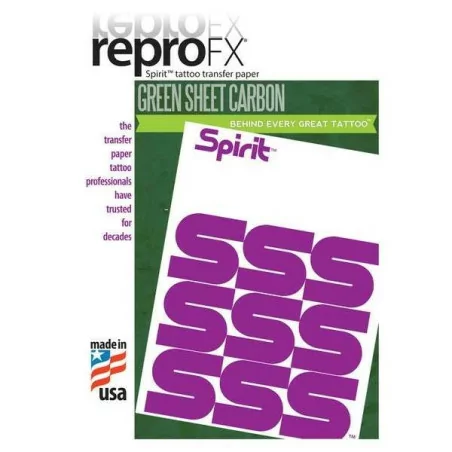 Spirit Green 11" Carbon Копировальная бумага для трафаретов (25шт)