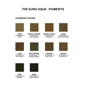 Li Pigments Aqua pigmentai antakiams (15ml.)