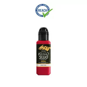 Kuro Sumi Imperial Peony Red Пигмент (22мл/44мл) REACH 2022 Approved
