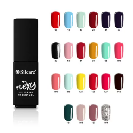 Silcare Flexy Hybrid Gel For Nails 2021 Colors (4.5g)