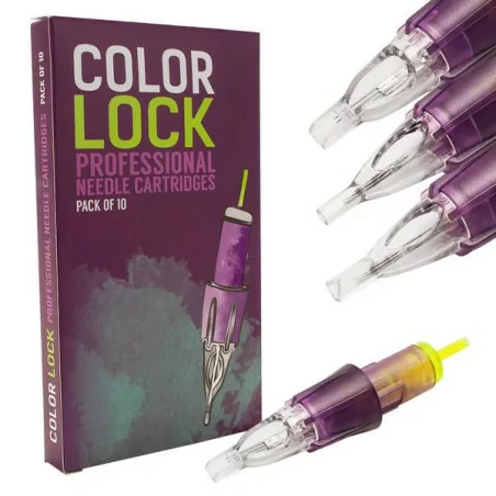 Color Lock Open Tip Tatuiruočių ir PMU Kartridžai (1vnt)
