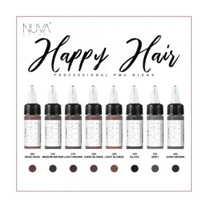 Nuva Colors Happy Hair SMP Pigmentų Rinkinys (8x15ml) REACH Approved