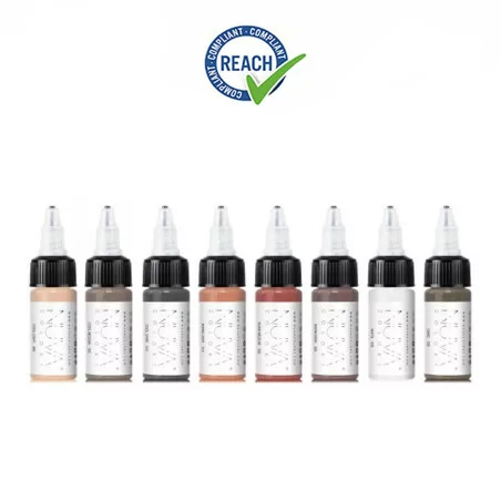 Nuva Colors Touch Me Up Набор пигментов (8x15ml) REACH Approved