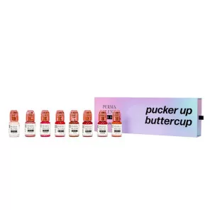 Perma Blend Pucker Up Buttercup Lūpų Rinkinys (8x15ml)