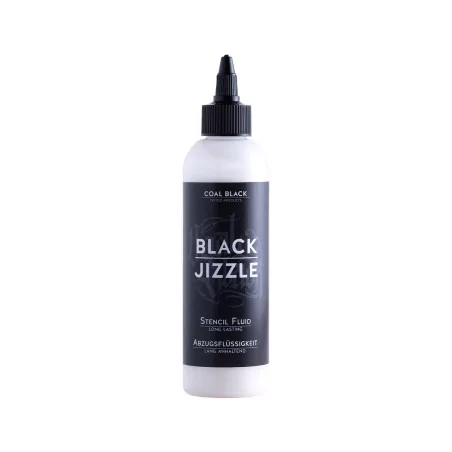 Coal Black Black Jizzle Trafaretu pārneses šķidrums (200ml)